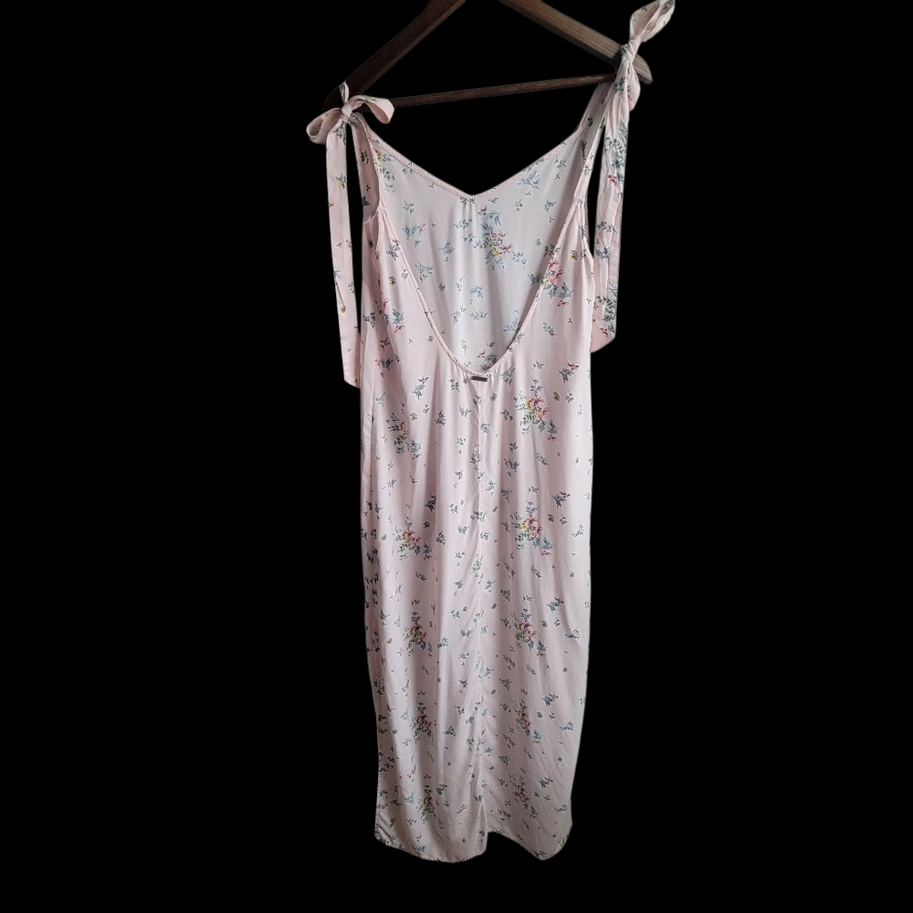 Billabong x The Salty Blonde Boho Beachy Women's Flowy Floral Slip Maxi Dress, L - Picture 3 of 8